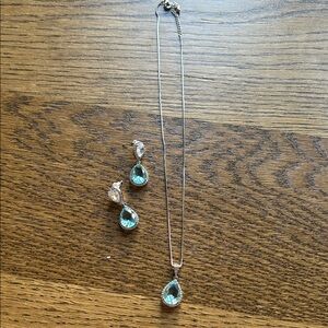 Elegant Aquamarine Jewelry Set
